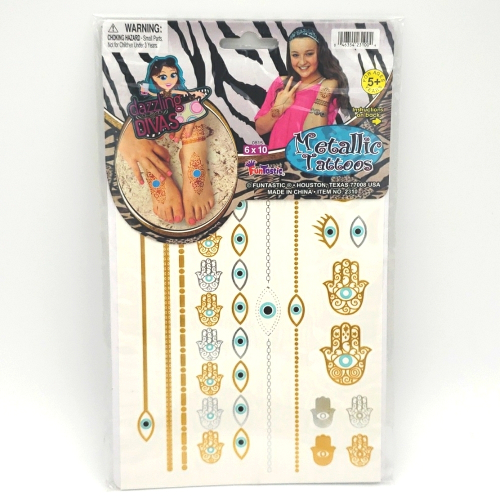 METALLIC TATTOOS $8 or 3/$12 BUNDLE